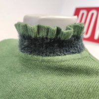 Зелена блуза 🍀, снимка 2 - Блузи с дълъг ръкав и пуловери - 34410015