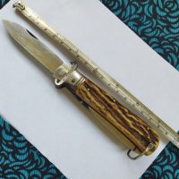 Сгъваем Ловджийски нож  VIRGINIA INOX  ITALY  MADE , снимка 1 - Антикварни и старинни предмети - 40784822