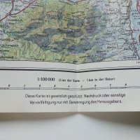 Топографска карта на Мюнхен и околностите - 1971 г., снимка 5 - Енциклопедии, справочници - 34508134