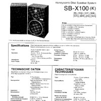 Technics sb-x 100., снимка 3 - Тонколони - 41265665