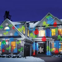 Прожектор за Къща с 12 Форми за Коледна Украса, снимка 3 - Прожектори - 39955717