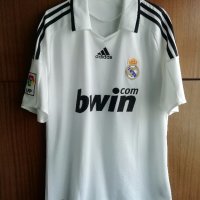 Real Madrid Sergio Ramos Adidas оригинална тениска фланелка Реал Мадрид Серхио Рамос М 2008/2009, снимка 2 - Тениски - 41894120
