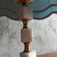 Мраморна нощна лампа , снимка 7 - Настолни лампи - 40452340
