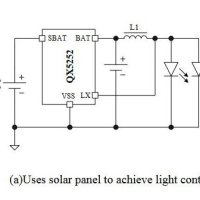 QX5252 solar LED driver, захранване на бели светодиоди от 0.9V, снимка 2 - Друга електроника - 40595461