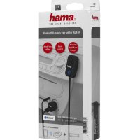 Блутут приемник за кола HAMA AUX-In, USB зарядно, 2.1 A, - HAMA 14167 - 24 месеца гаранция, снимка 3 - Слушалки, hands-free - 41190844
