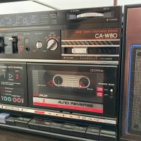 AIWA CA-W80 VINTAGE RETRO BOOMBOX Ghetto Blaster радио касетофон, снимка 11 - Радиокасетофони, транзистори - 42526181