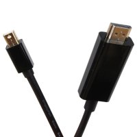  VCom Кабел Mini Display Port M / HDMI M 4K 2160p - CG615L-1.8m-4K Bl, снимка 3 - Кабели и адаптери - 41313721