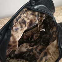  Италианска черна чанта от естествена кожа, снимка 5 - Чанти - 41451471