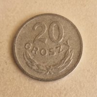 20 Гроша 1967 г. Полша, снимка 1 - Нумизматика и бонистика - 41242239