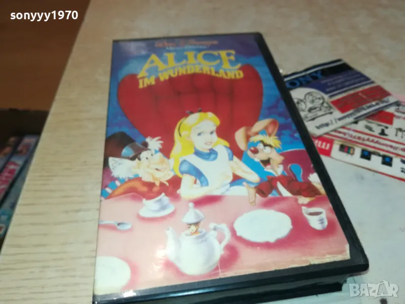 ALICE IM WUNDERLAND-VHS VIDEO TAPE 0102251719, снимка 1