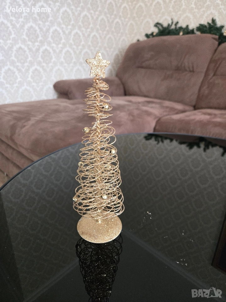 Метална декоративна елха, снимка 1