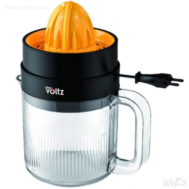 Електрическа цитрус преса 1.2L Oliver Voltz OV51164A – идеална за бързо приготвяне на пресен сок, снимка 1