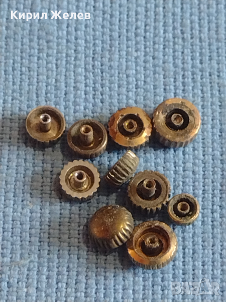 Лот части за часовници 10 броя стари редки за КОЛЕКЦИЯ ЧАСТИ 43551, снимка 1