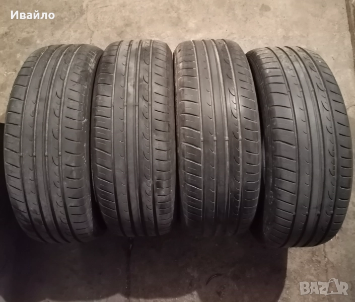 Продавам 4 броя летни гуми 205.55.16 на 1 сезон дот 2019 Dunlop , снимка 1