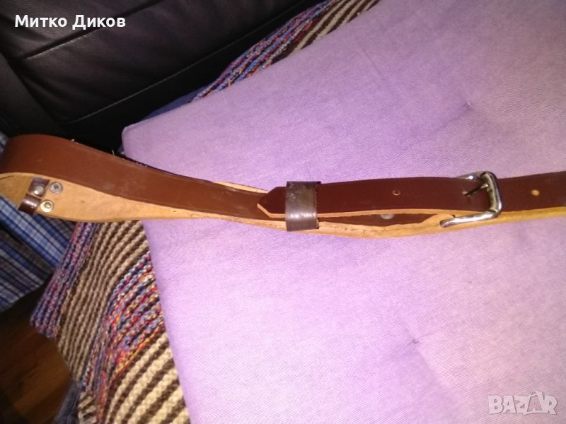 Колан много дълъг чисто нов естествена кожа 164см и широк 3см, снимка 1
