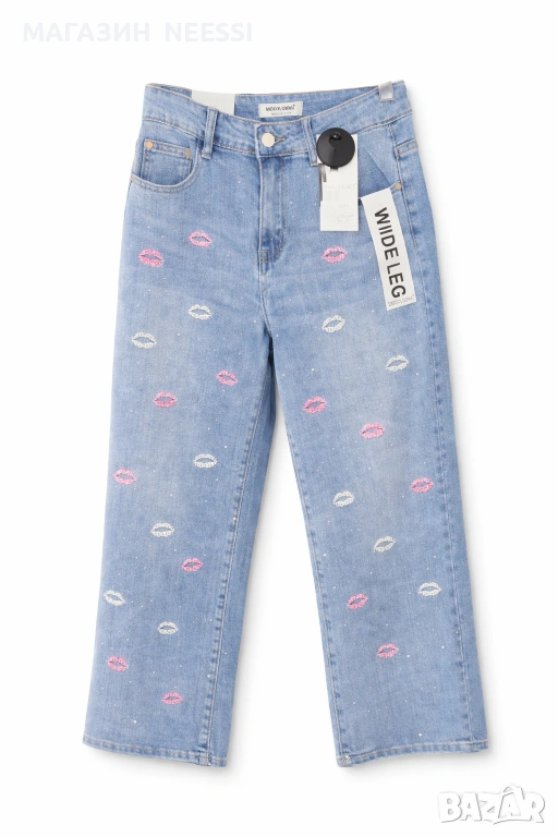  Страхотни дънки с целувки, снимка 1