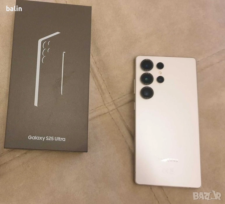 Samsung Galaxy S25 Ultra 5G 256B 12RAM SilverWhite - Технополис 24м. г, снимка 1