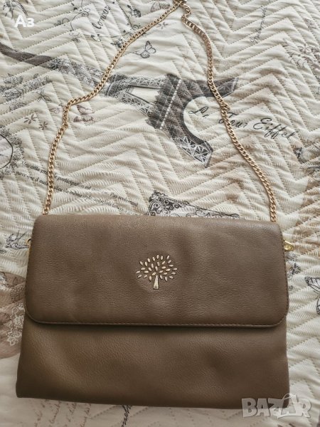 Клъч естествена кожа Mulberry , снимка 1