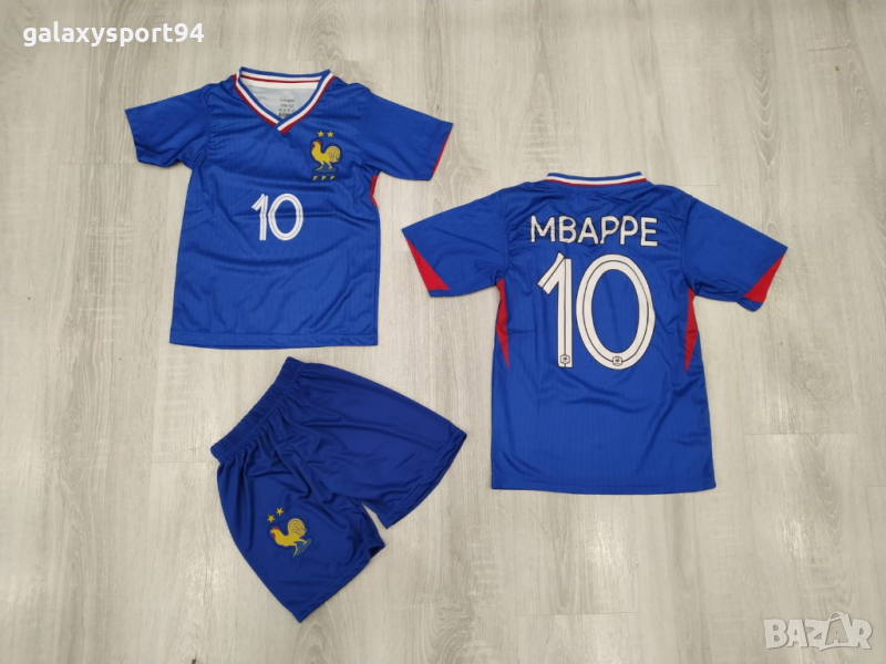 Син ФРАНЦИЯ FRANCE Mbape+ Шапка 2024 МБАПЕ Франция Екип 2024г НОВО, снимка 1
