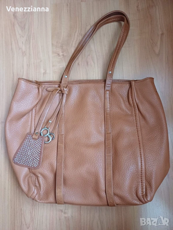 Дамска Чанта цвят Камел, снимка 1