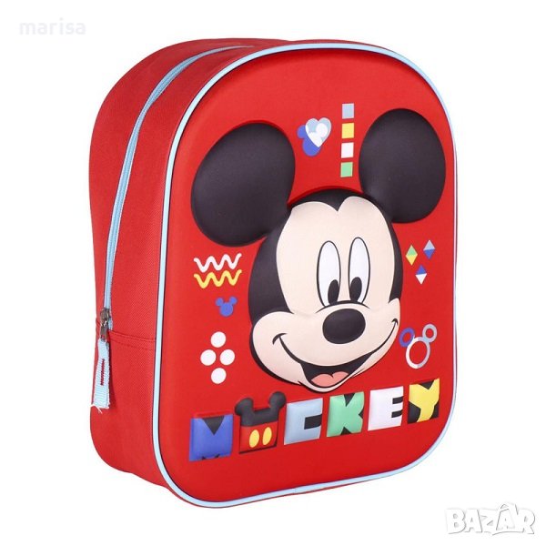 Детска раница Disney Mickey 3D, 31cm 8445484133813, снимка 1