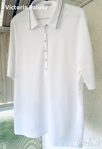 Красива бяла блуза/тениска ERFO BE YOURSELF Германия , снимка 1