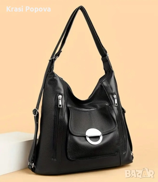 Дамска черна чанта, снимка 1