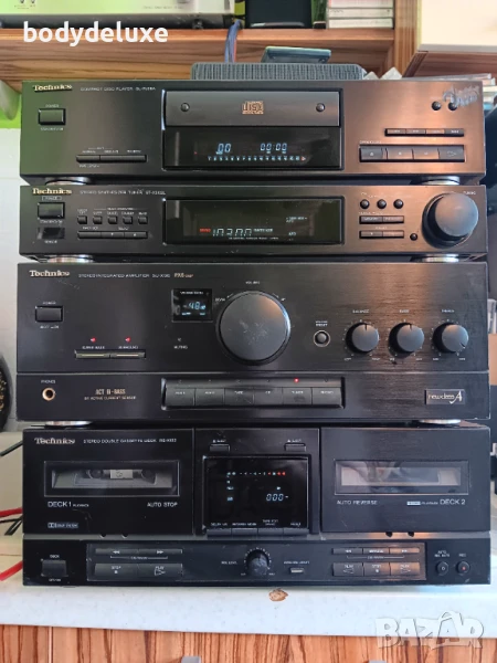 Technics SU-X120; ST-X302L; SL-PJ28A; RS-X102 аудио система, снимка 1
