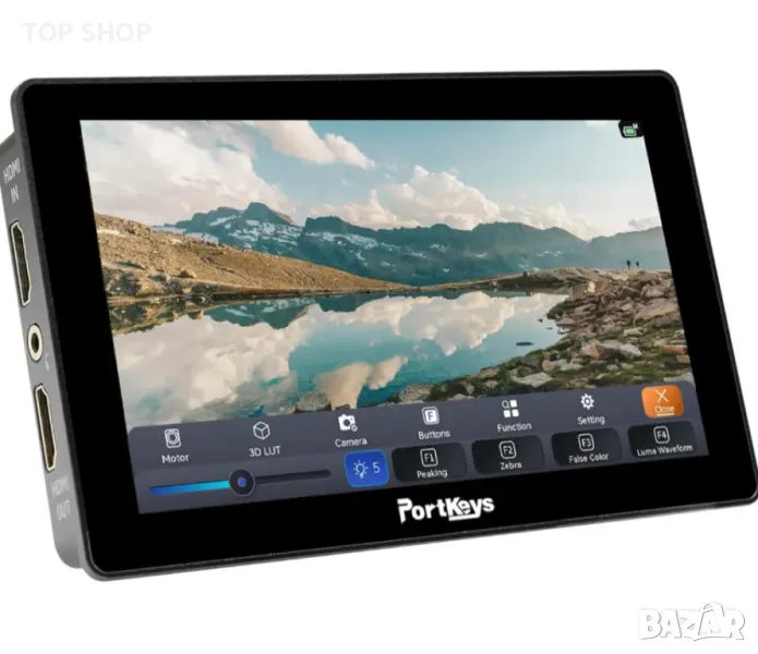 Portkeys LH5P II Field Monitor,Сензорен екран,Метална рамка,Bluetooth,2200 NIT | 5,5 инча, снимка 1