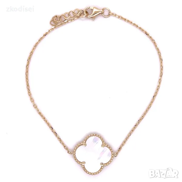 Златна дамска гривна Van Cleef & Arpels 2,66гр. 19,0см. 14кр. проба:585 модел:29551-6, снимка 1