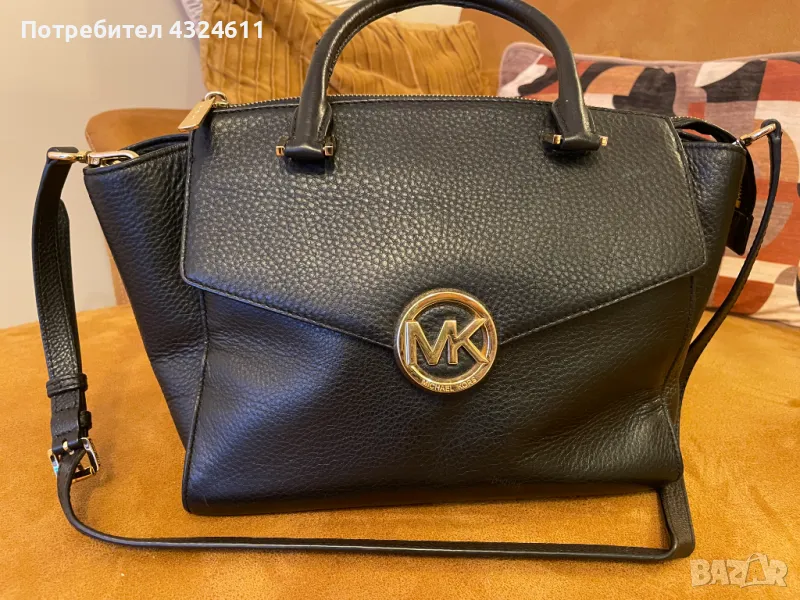 Чанта MICHAЕL KORS телешка кожа черна, снимка 1