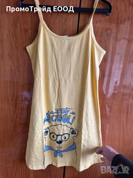 Нова дамска нощница М Виенетта Vienetta потник тънка презрамка M, снимка 1