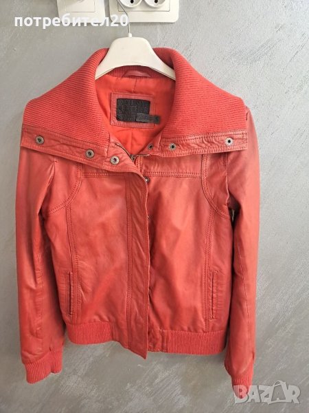 кожено яке Stradivarius, снимка 1