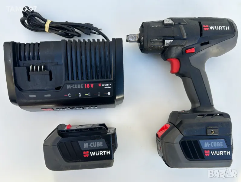 Wurth ASS 18-1/2'' Compact - Безчетков гайковерт M-Cube 12.2024г., снимка 1