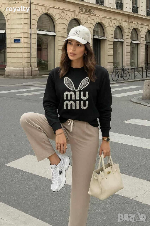 Miu Miu Черна Дамска Блуза , снимка 1