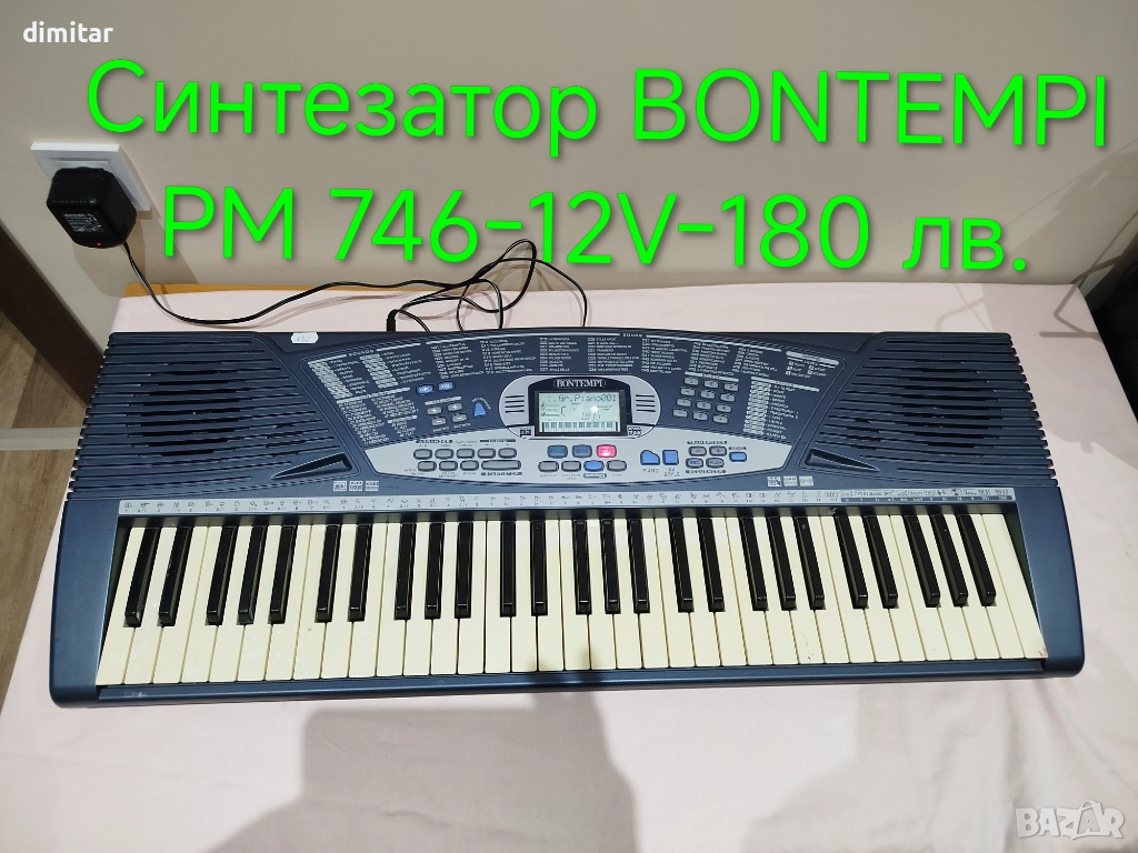 Синтезатор BONTEMPI PM 746 - 180 лв.🎵🎵🎵, снимка 1