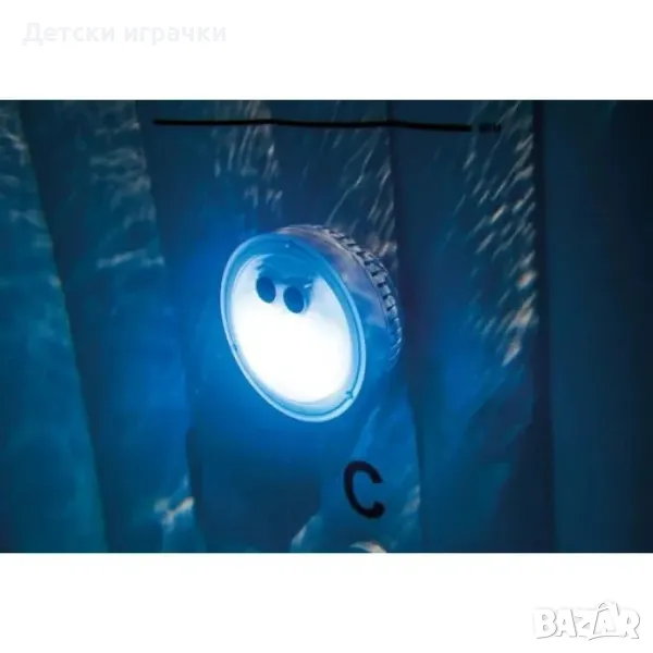 LED Лампа Intex, диаметър 16.5см, 5 цвята, снимка 1