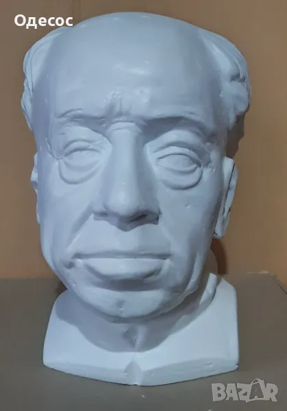 Учебен гипсов модел на ренесансова глава, снимка 1