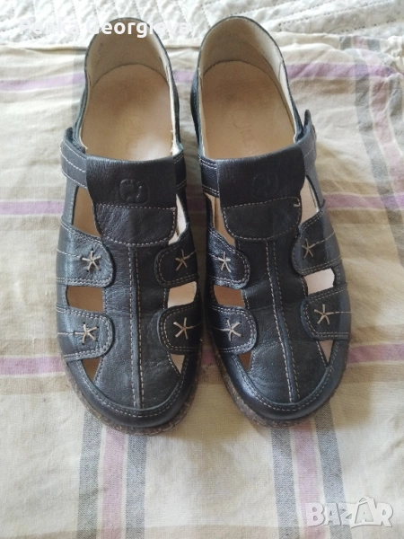 черни,39- стелка 25,5 Естествена кожа- Маркови, снимка 1