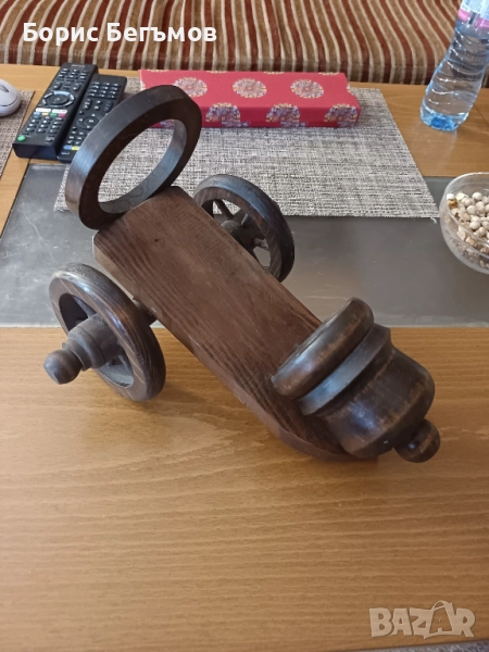 Дървена поставка за вино, снимка 1