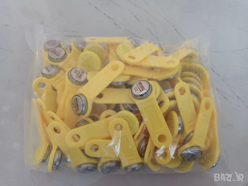 Презаписваеми чипове за входна врата RW1990 честота 125kHz,асансьор,бариера,100бр, снимка 1