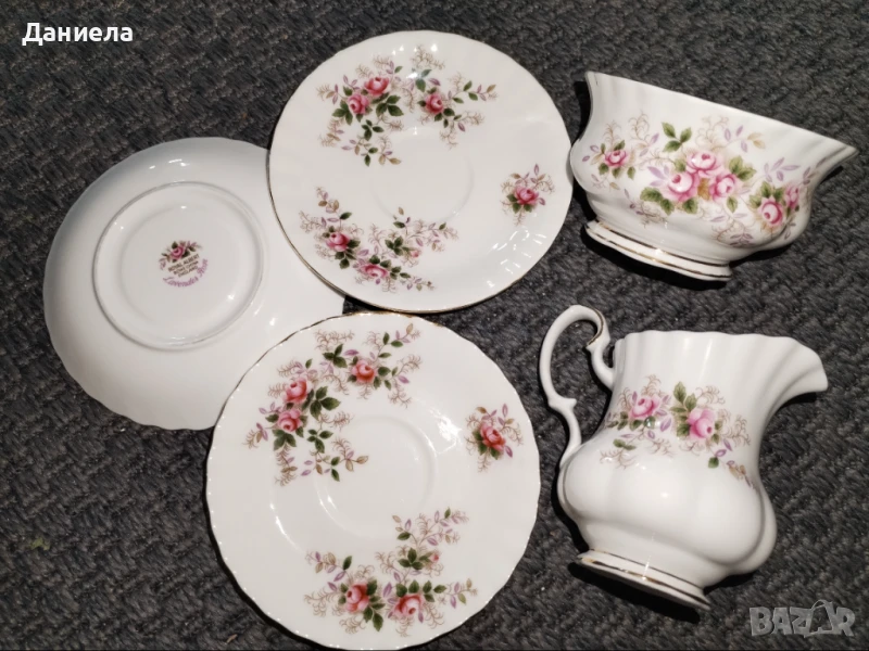 Порцелан на Royal Albert Rose, снимка 1