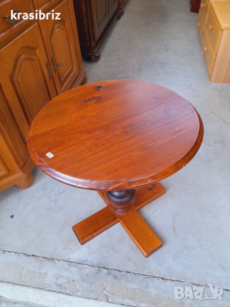 Масивна Кръгла  Масичка внос от Германия , снимка 1