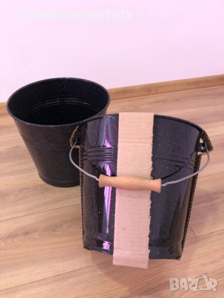  Емайлирана кофа 10 л без капак НОВА ЦЕНА 21,60 лв! , снимка 1