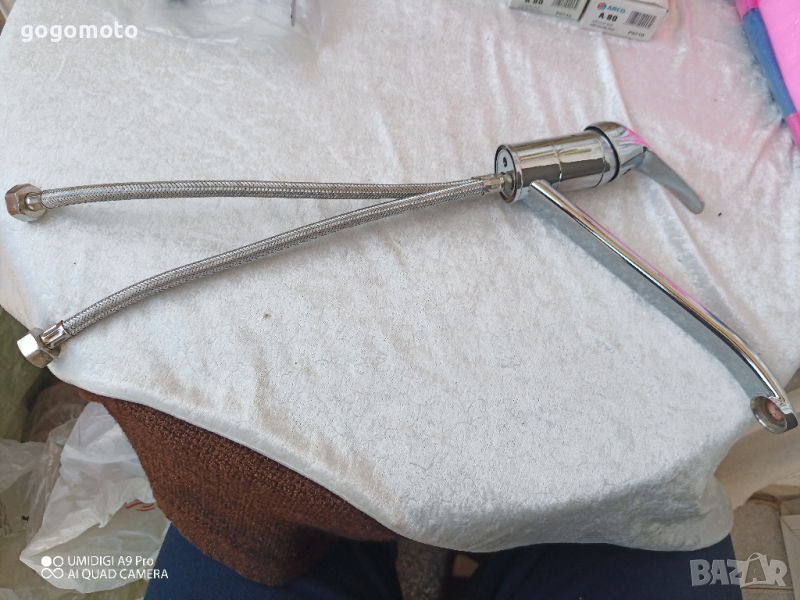 керамичен смесител НОВ стоящ,керамична батерия, кран за кухня, баня, фризьорски салон - 2 вида са, снимка 1