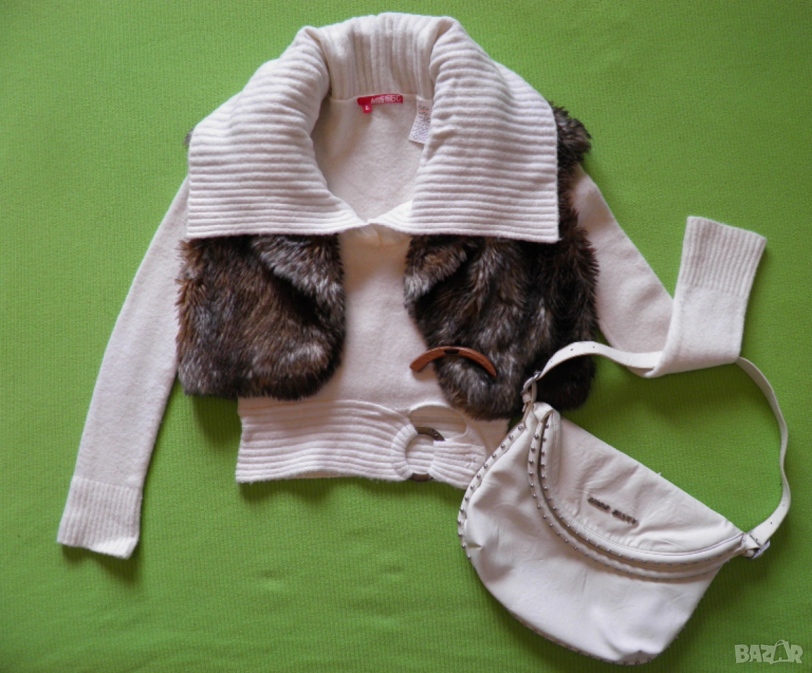 Miss Sixty оригинален дамски елек и чанта , снимка 1