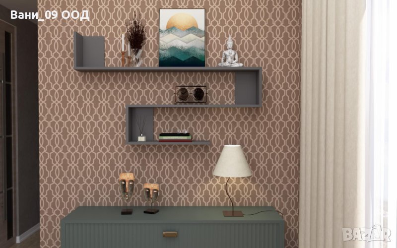 Стенна етажерка с модерен дизайн , снимка 1