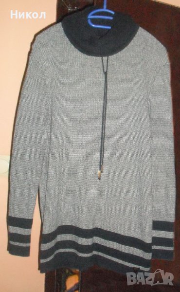 Унисекс пуловер с широка висока яка, GUESS, снимка 1