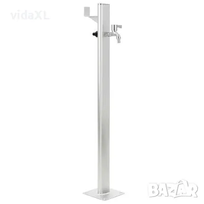 vidaXL Градинска чешма, алуминий, колона, 95 см(SKU:45458, снимка 1