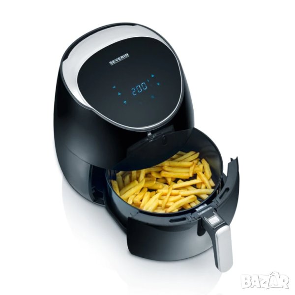 Air Fryer Фритюрник с горещ въздух XXL SEVERIN FR 2445, Капацитет 5L, 8 Програми, снимка 1